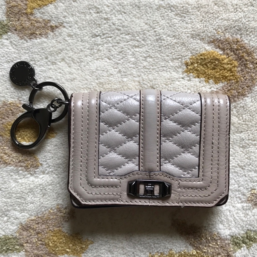 Rebecca Minkoff Small Quilted Wallet with Clip